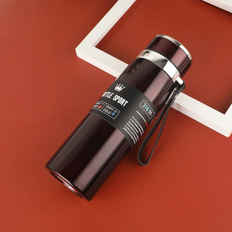 Garrafa Térmica 800ml Copo Isolamento Duplo Aço Inoxidável A Vácuo Vacuum Bottle Super Resistente top