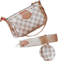 Bolsa Baguete Transversal Com Bolsa Embutida E Porta Moedas - Marca de Luxo